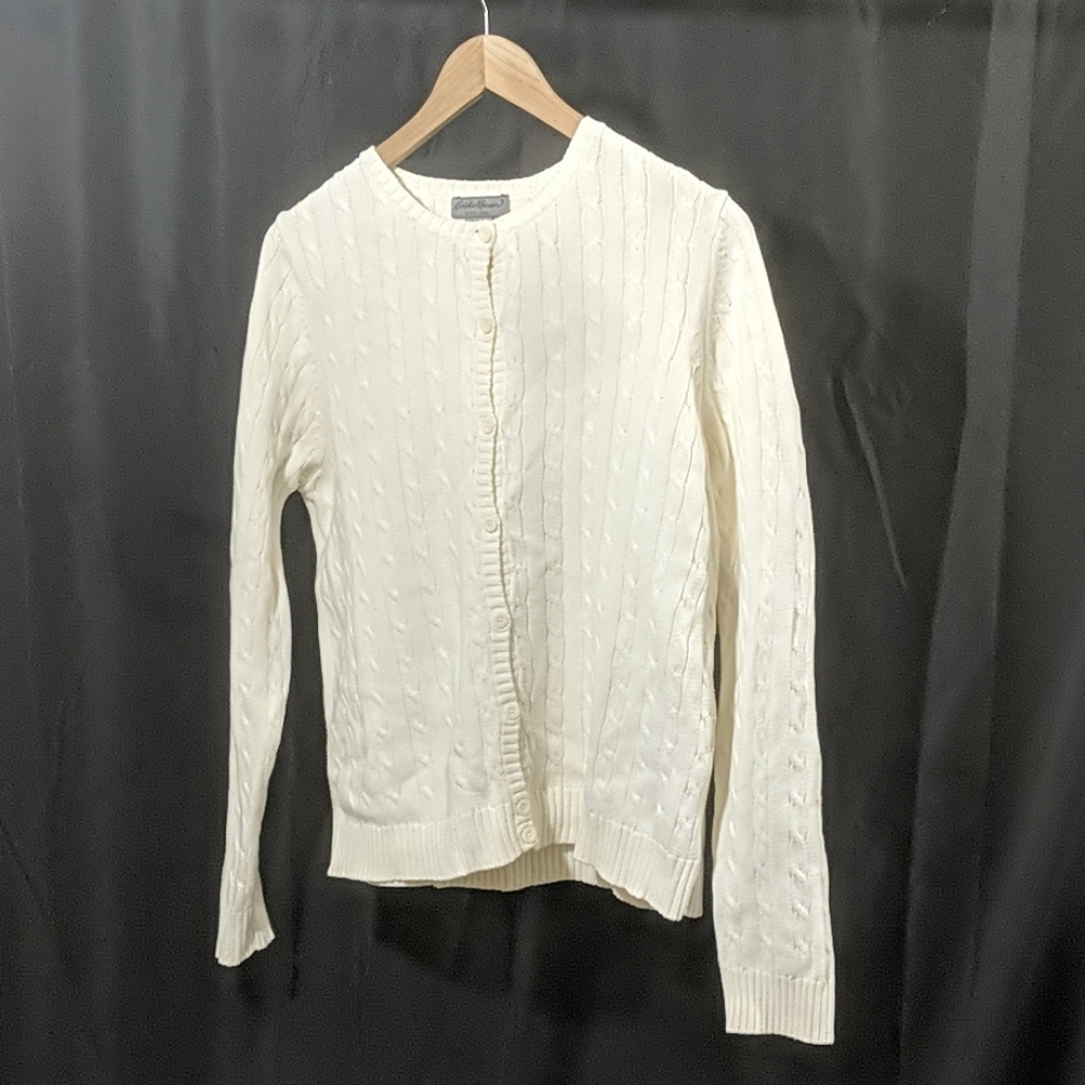 Eddie Bauer Woman's med button up sweater